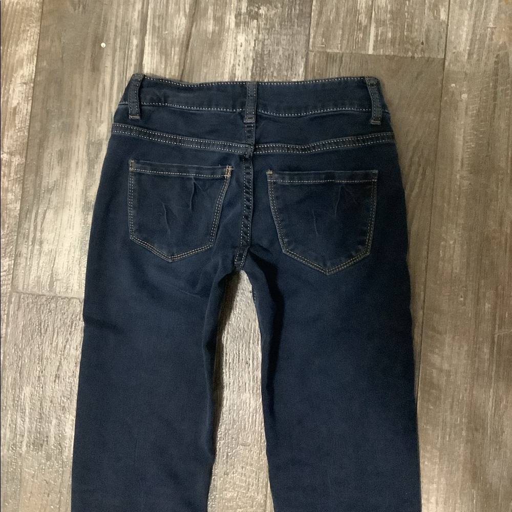 Vintage Y2K Delia’s Olivia super low rise skinny jeans size 00 grunge skater